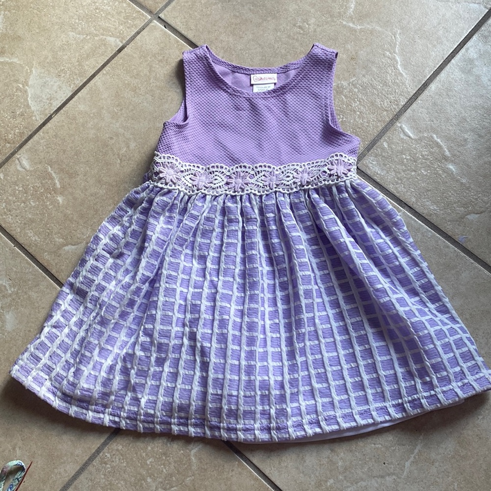 YoungLand Purple Toddler Dress (3T)
